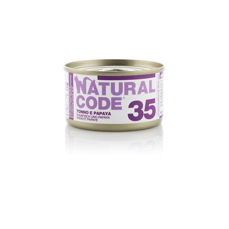 Natural Code - Gatto 35 Tonno e Papaya 85 g