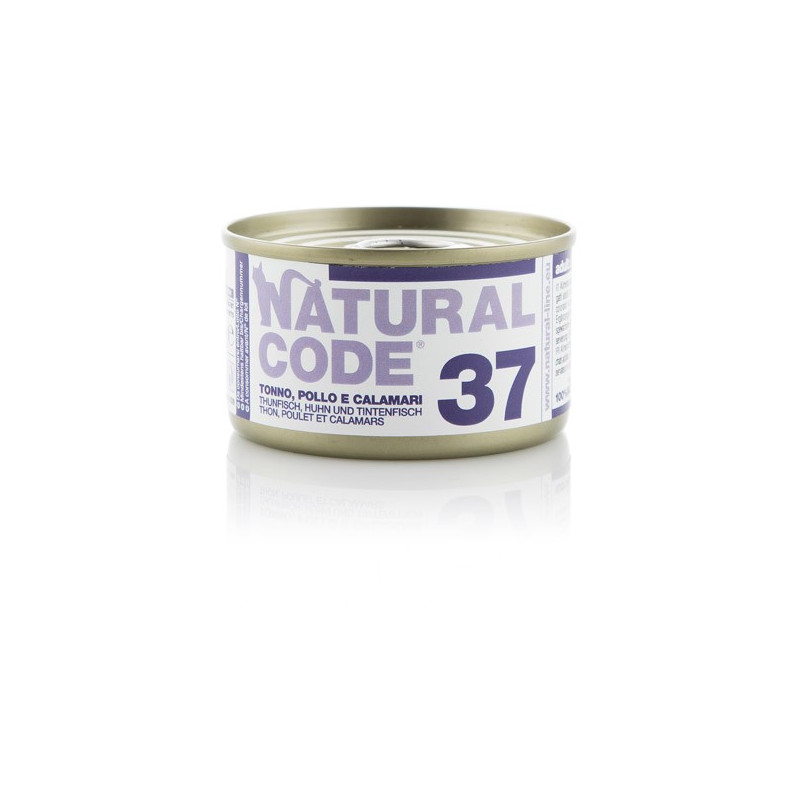 Natural Code - Gatto 37 Tonno Pollo e Calamari 85 g