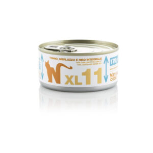 Natural Code - Gatto XL 11 Tonno Merluzzo e Riso Integrale 170 g