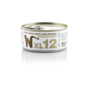 Natural Code - Gatto XL 12 Tonno Patate Carote e Riso Integrale 170 g
