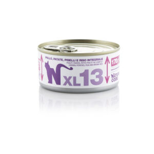Natural Code - Gatto XL 13 Pollo Patate Piselli e Riso Integrale 170 g