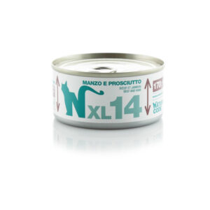 Natural Code - Gatto XL 14 Manzo e Prosciutto 170 g