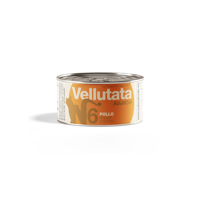 Natural Code - Gatto Vellutata 6 Pollo 85 g
