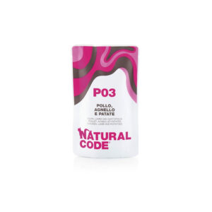 Natural Code - Gatto P03 Pollo Agnello e Patate 70 g
