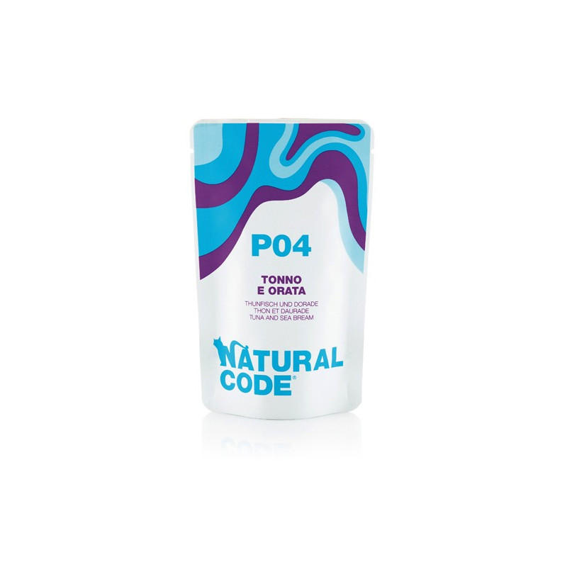 Natural Code - Gatto P04 Tonno e Orata 70 g