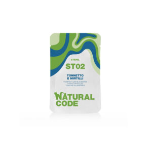 Natural Code - Gatto Steril ST02 Tonnetto e Mirtilli 70 g