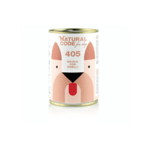 Natural Code - For Dog 405 Maiale con Piselli 400 g