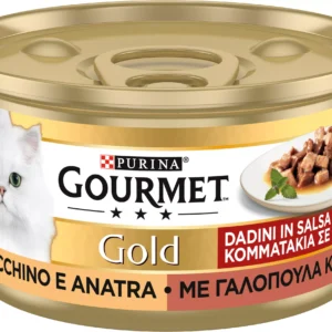 Gourmet Gold - Dadini - in Salsa Tacchino e Anatra 85 g