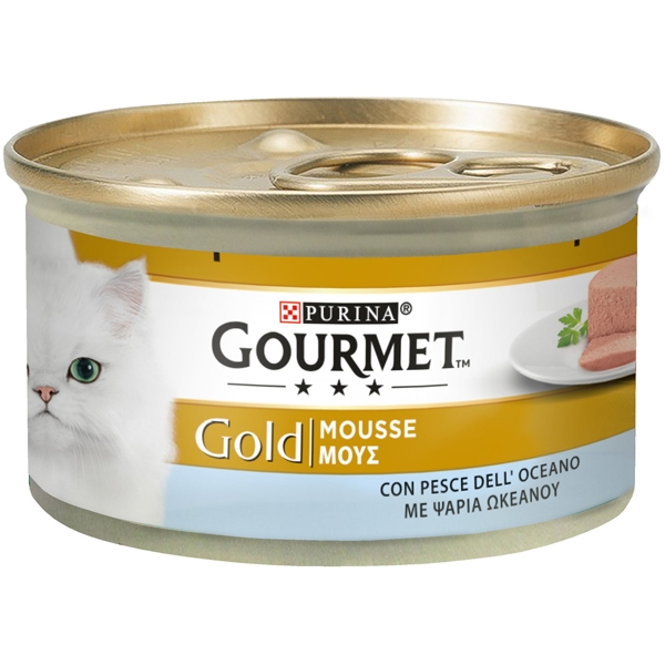 Gourmet Gold - Mousse - con Pesce dell'Oceano 85 g
