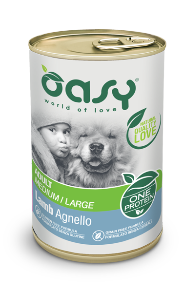 Oasy - One Protein Adult Medium/Large Agnello 400 g