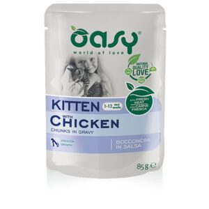 Oasy - Bocconcini in Salsa Kitten con Pollo 85 g