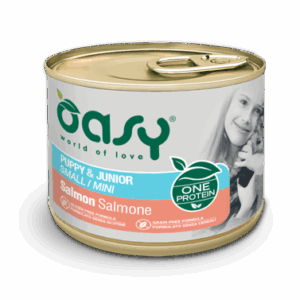 Oasy - One Protein Puppy & Junior Small/Mini Salmone 200 g