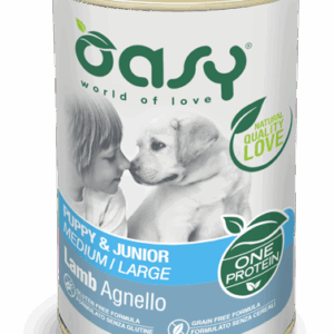 Oasy - One Protein Puppy & Junior Medium/Large Agnello 400 g