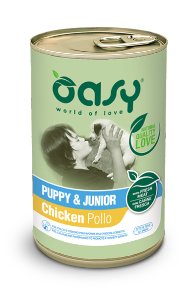 Oasy - Lifestage Patè Puppy & Junior 400 g