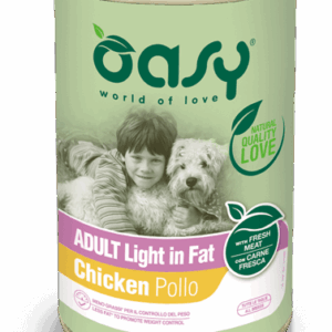 Oasy - Lifestage Patè Adult Light & Fat 400 g