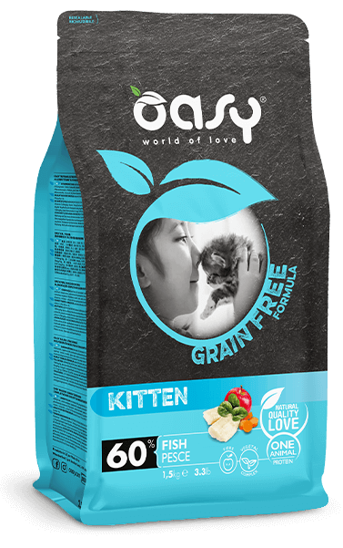 Oasy - Grain Free Kitten con Pesce