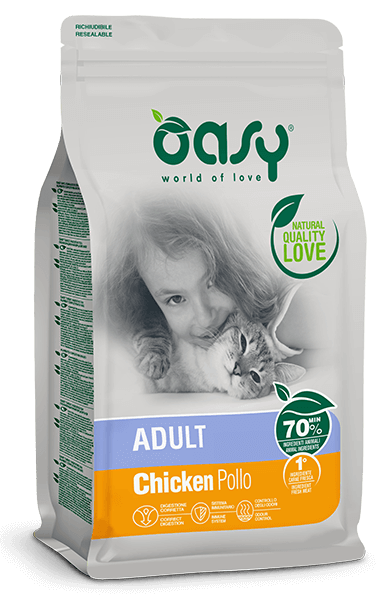 Oasy - Lifestage Gatto Adult Pollo 1,5 Kg