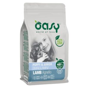 Oasy - One Animal Protein Puppy & Junior Small & Mini con Agnello 2,5 Kg