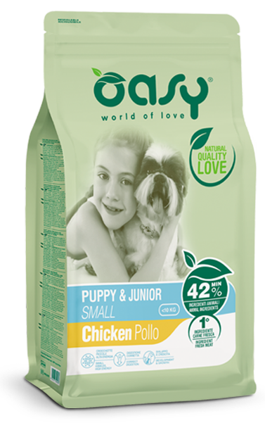 Oasy - Lifestage Puppy Small con Pollo 3 Kg