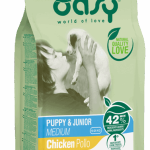Oasy - Lifestage Puppy Medium con Pollo 3 Kg