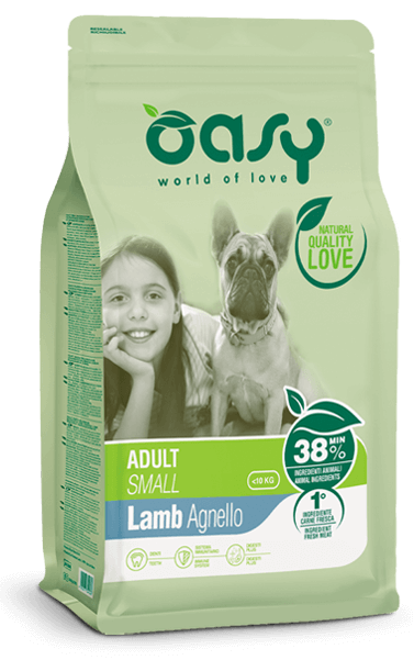 Oasy - Lifestage Adult Small con Agnello 3 Kg