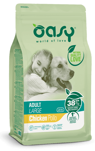 Oasy - Lifestage Adult Large con Pollo 12 Kg