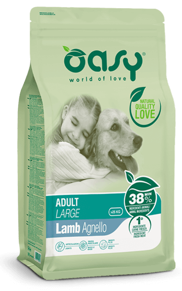 Oasy - Lifestage Adult Large con Agnello 12 Kg