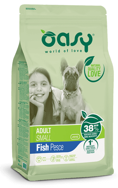 Oasy - Lifestage Adult Small con Pesce 3 Kg