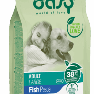 Oasy - Lifestage Adult Large con Pesce 12 Kg