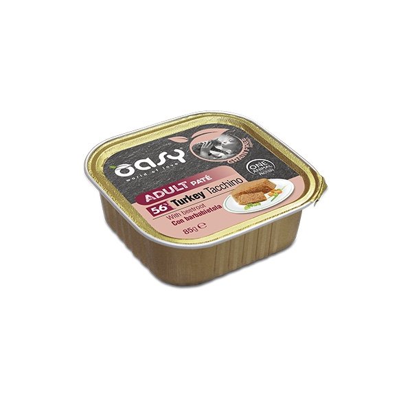 Oasy - Cat Adult Grain Free Paté Tacchino e Barbabietola 85 g