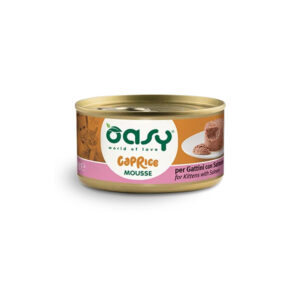 Oasy - Caprice Mousse per Gattini con Salmone 85 g