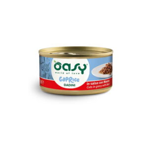 Oasy - Cat Adult Caprice Dadini in Salsa Con Manzo 85 g