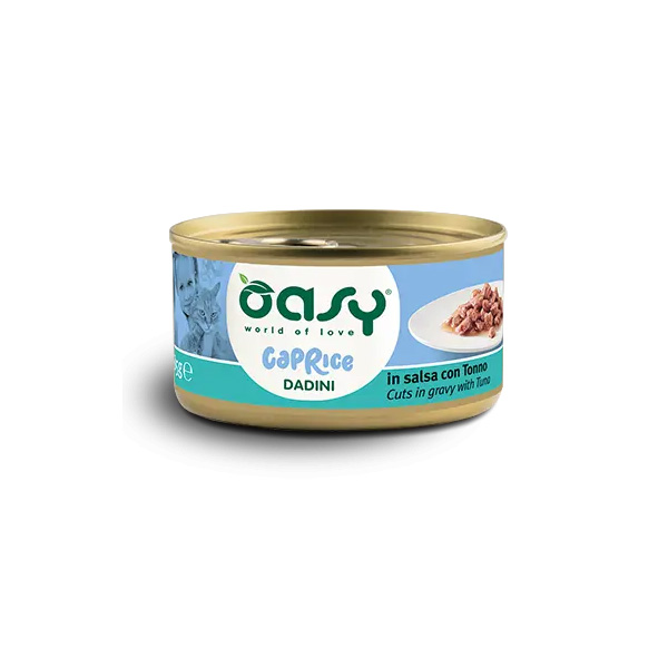 Oasy - Cat Adult Caprice Dadini in Salsa Tonno 85 g
