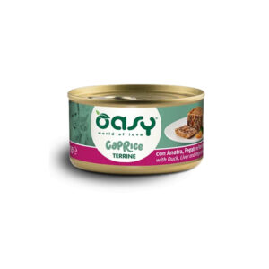Oasy - Caprice Terrine Cat Adult con Anatra Fegato e Verdure 85 g