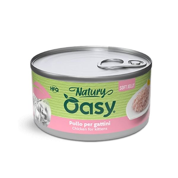 Oasy - Cat Kitten Natury Pollo Soft Jelly 85 g
