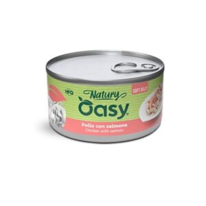 Oasy - Cat Adult Natury Pollo Con Salmone Soft Jelly 85 g