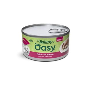 Oasy - Cat Adult Natury Pollo Con Manzo Soft Jelly 85 g
