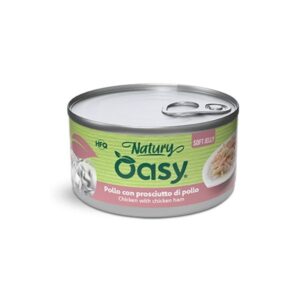 Oasy - Cat Adult Natury Pollo Con Prosciutto Di Pollo Soft Jelly 85 g