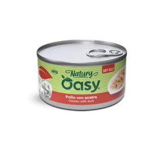Oasy - Cat Adult Natury Pollo Con Anatra Soft Jelly 85 g