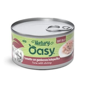 Oasy - Cat Adult Natury Tonnetto Con Gamberone Soft Jelly 85 g