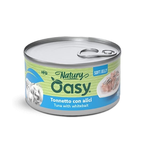 Oasy - Cat Adult Natury Tonnetto Con Alici Soft Jelly 85 g