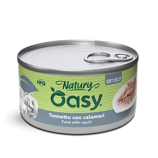 Oasy - Cat Adult Natury Tonnetto Con Calamari Soft Jelly 85 g