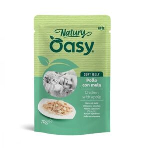 Oasy - Cat Natury Pollo Con Mela Soft Jelly 70 g