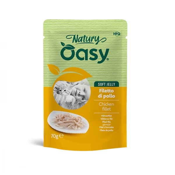 Oasy - Cat Natury Filetto Di Pollo Soft Jelly 70 g