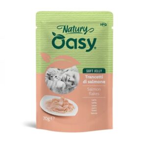 Oasy - Cat Adult Natury Trancetti di Salmone Soft Jelly 70 g