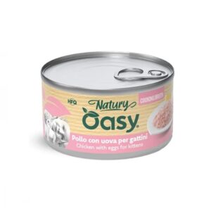 Oasy - Cat Kitten Natury Cooking Broth Pollo Con Uova 85 g