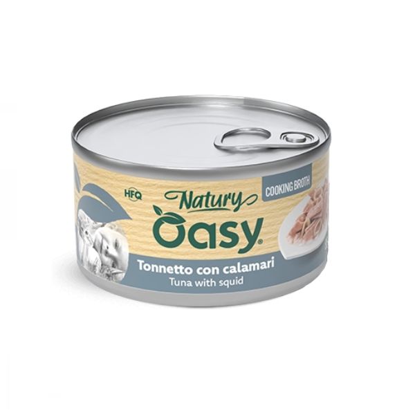 Oasy - Cat Natury Cooking Broth Tonnetto Con Calamari 85 g