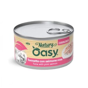 Oasy - Cat Natury Cooking Broth Tonnetto Con Salmone Rosa 85 g