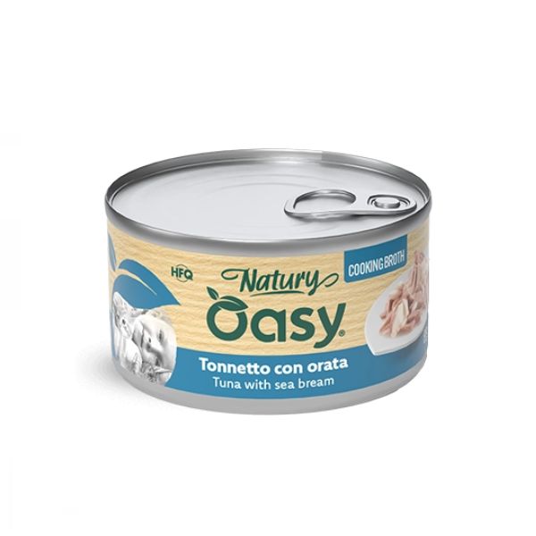 Oasy - Cat Natury Cooking Broth Tonnetto Con Orata 85 g