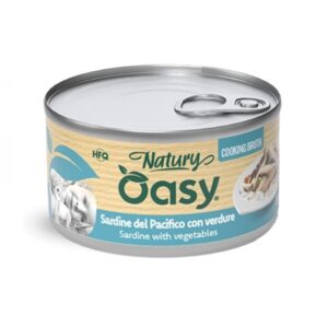 Oasy - Cat Adult Natury Cooking Broth Sardine Con Verdure 85 g